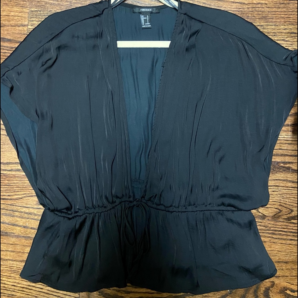 great summery black top